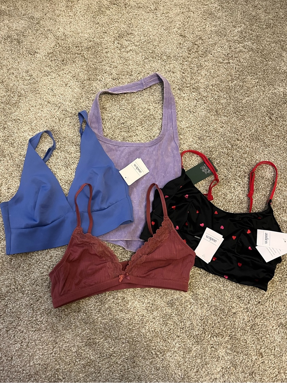 NWT~ Lot of Auden / Wild Fable Bralettes ~All Size Small